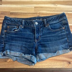 American eagle stretch denim shorts